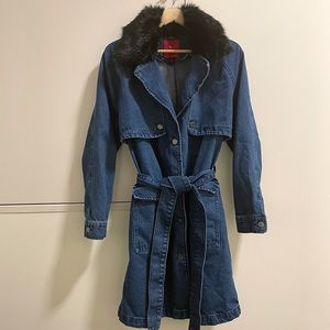 Denim Long Coat